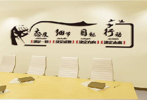  陇县企业文化墙主要展示什么？