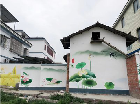  陇县室外墙绘-从选材到保养。
