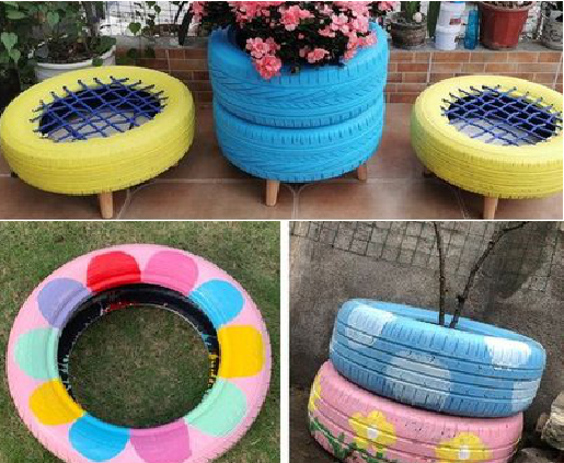  陇县墙体彩绘-变废为宝