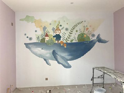  陇县手绘墙的特点及优势。