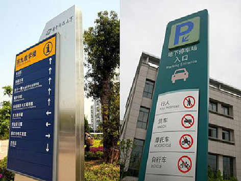  陇县导向标识的设计作用。